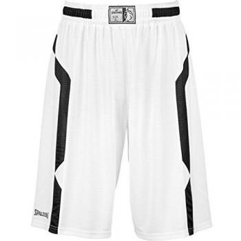 Spalding Offense Pantalones Cortos, Hombre, Blanco