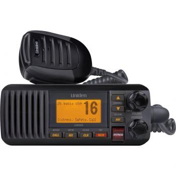 Uniden UM385 Fixed Mount VHF Radio with DSC - Black