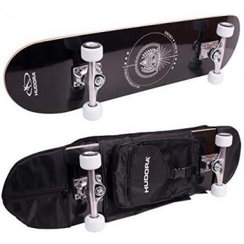 Skateboard Hudora Columbia Heights ABEC 3 con Mochila 8.0''