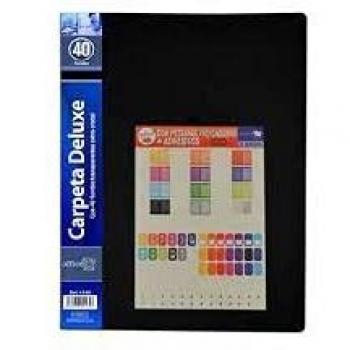 Carpeta 40 fundas flexible office box negro