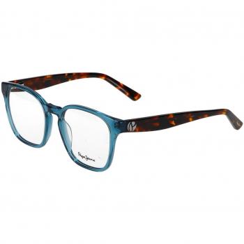 Pepe Jeans PJ3514 606 Men's Eyeglasses Blue Size 51 - Frame Only, Free Lenses, HSA/FSA Insurance, Blue Light Block Available
