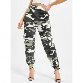 DEF Ruby Camouflage Cargo Pants for Women XS