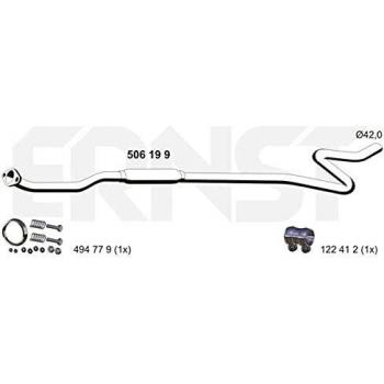 Silenciador Intermedio ERNST 506199 para Peugeot 207 3/5 puertas