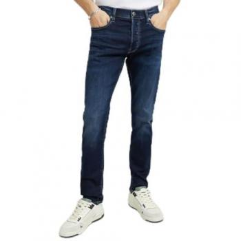 Jeans G-Star Raw 3301 Slim Fit Oscuro para Hombre, Talla 34/L32, Denim Superstretch