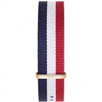 Correa Textil Daniel Wellington DW00200003 para Reloj Unisex 20mm en Rose Gold