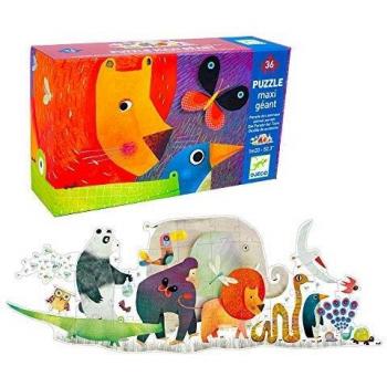 Djeco DJ07171 Animal Parade Giant Floor Jig Saw Puzzle, One Size