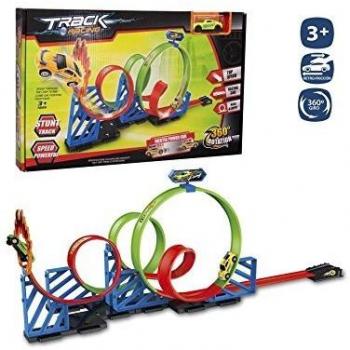 Juinsa-96051 Pista Looping 360 Grados+1 Coche, Multicolor