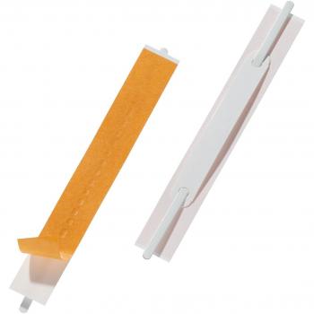 Durable Flexifix - Tiras Perforadas Autoadhesivas, 10 Unidades, Color Blanco