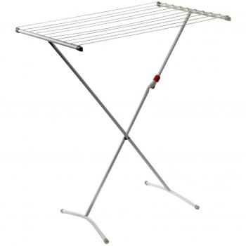 Leifheit Classic 80 Easy - Tendedero con alas de metal, 52x5x111 cm, color azul