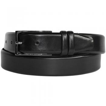 Cinturón de cuero negro BOSS Carmello 115 cm