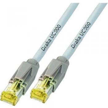 Cable de red S/FTP Cat.6a 1m LSOH gris RJ45 Cu Daka UC900 TM31