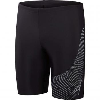 Bañador de hombre de natación Speedo Medley Logo Jammer negro gris oscuro - Talla 38