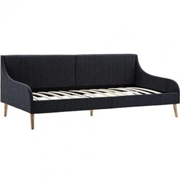 vidaXL Estructura de Sofá Cama Tela Gris Oscura Somier Mobiliario Dormitorio