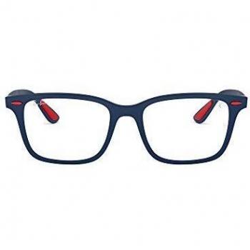 Ray-Ban 0RX7144M Monturas de Gafas, Matte Dark Blue, 53 para Hombre