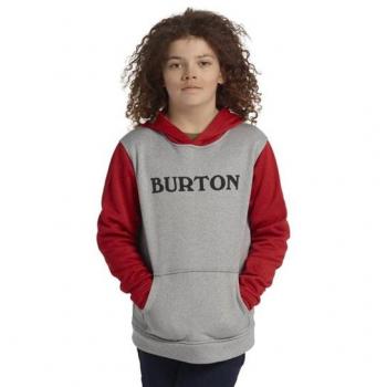 Sudadera con capucha Burton Oak gris negro infantil - M