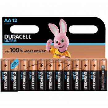 Duracell - Ultra AA con Powerchek, Pilas Alcalinas
