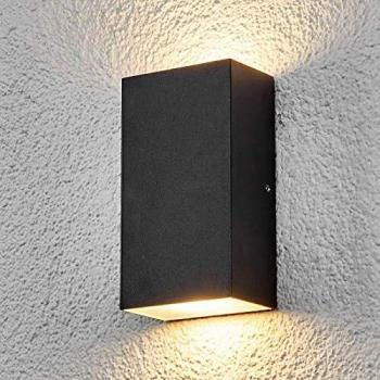 Lámpara de pared exterior LED cuadrada Weerd de Lindby