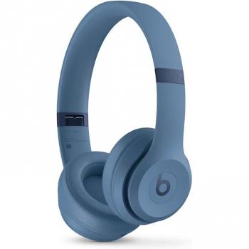 Auriculares inalámbricos Beats Solo 4, Supraaurales, Bluetooth, 50h Autonomía, iOS y Android, Azul pizarra