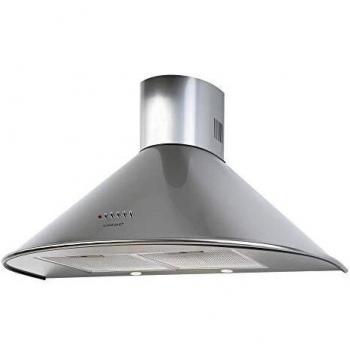Cata | Campana Extractora | Modelo Q-7790 X | Campana Decorativa de Pared | Ancho de 90 cm | 3 Niveles de Extracción | Case de Eficiencia Energética C | Acabado en Acero Inoxidable