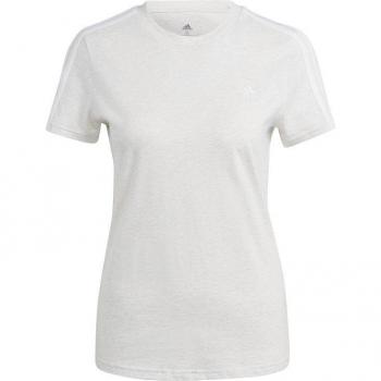 Camiseta Mujer adidas 3Stripes Gris Claro