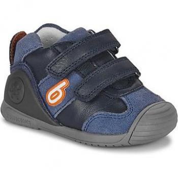Deportivas de Niña y Niño BIOMECANICS DEPORTIVO PIEL Y ANTE AZUL