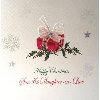 White Cotton Cards X116 - Tarjeta de Navidad