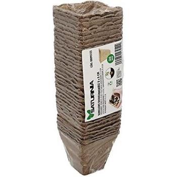 Semilleros Biodegradables8x8 cm. Pack 36 Semilleros para Siembra/Germinacion De Plantas