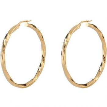 Pendientes Hoops i did it again de acero dorado GUESS JUBE04184JWYGT-U Mujer