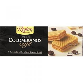 Reglero - Pralinés Colombianos Café - Barquillos rellenos de crema de café - 260 g