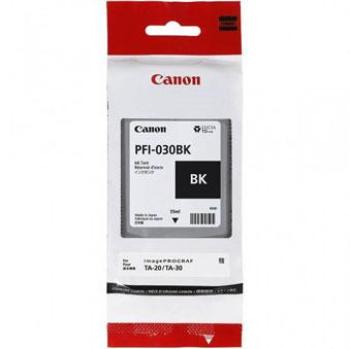 Canon PFI-030BK Original Black Ink Cartridge 55ml for imagePROGRAF Printers