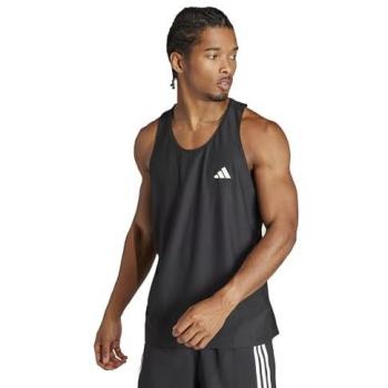 Camiseta sin mangas adidas Own the Run tirantes negro intenso blanco - XS