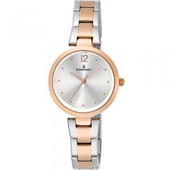 Reloj analógico para Mujer de Radiant. Colección Petite. Reloj Bicolor en Plateado y rosé. 3ATM. 30mm. Referencia RA470202.