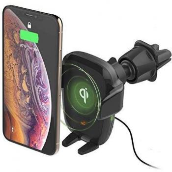 Soporte para Smartphone iOttie AutoSense Inalámbrico con Carga Rápida y Montaje en Ventilación/CD – Color Negro