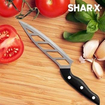 Shar-X Air Blade Cuchillo de Corte, Acero Inoxidable, Negro, 3 x 15,5 x 26,7 cm