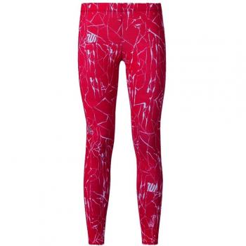 Odlo Pantalones Correr para Mujer, Mujer, Color Coral, tamaño Extra-Small