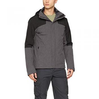 VAUDE Me Caserina 3In1 Chaqueta, Hombre, Gris/Iron, L