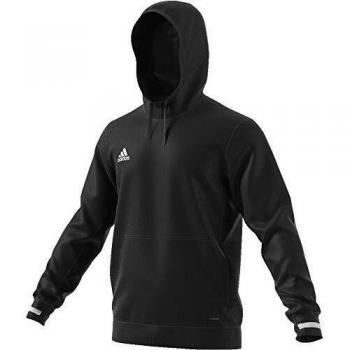 adidas T19 Hoody M Sudadera, Hombre, Black/White, L/L