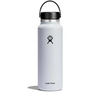 Hydro Flask 40 oz Wide Mouth Insulated Bottle with Flex Cap, 1182 ml