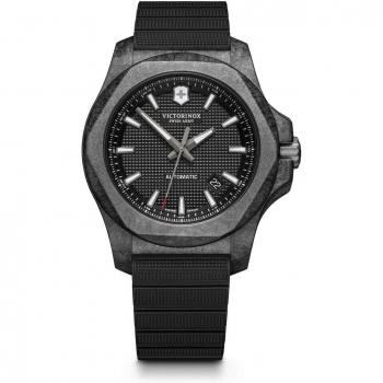 Victorinox Reloj de Hombre Inox V241866 de Caucho con Correa Negra