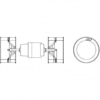 Hella  8EW 009 157-571 ventilador