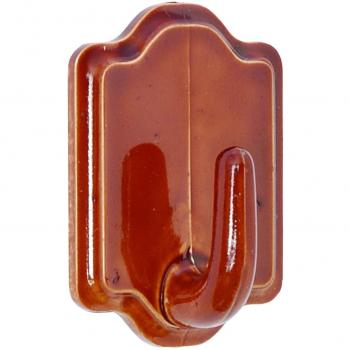 BRINOX Percha plástico, Cerámico marrón, Mediana