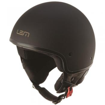 Casco Moto LEM - Roger Custom Black Powder, NEGRO MATE