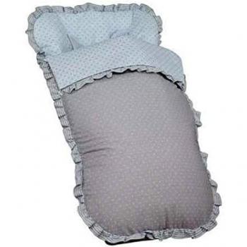 Babyline Funda Silla Dots Celeste - Fundas para asiento de coche, unisex