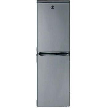 Frigorífico Combi - Indesit CAA 55 NX, 174 cm, A+, Capacidad 234 l, Inox