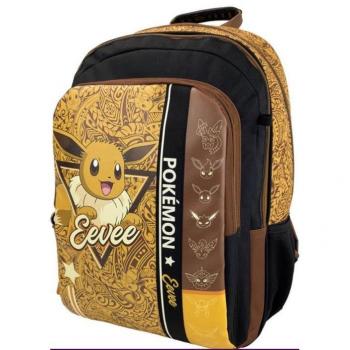 Mochila Escolar Pokemon Eevee 31x42x13 Cms