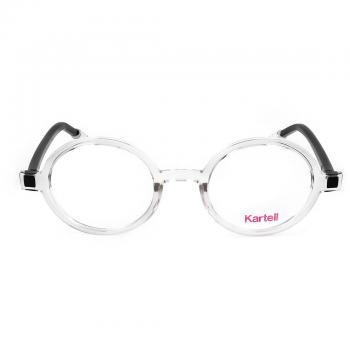 Kartell KL015V 01 Men's Eyeglasses Clear Size 46 - Frame Only with Blue Light Block Available