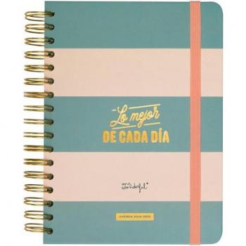 Agenda Wonder 2024-25 Diaria Azul - Lo mejor de cada día