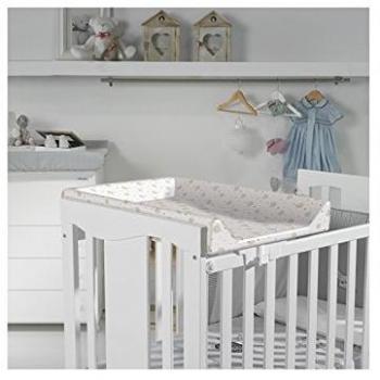 Micuna CP-744 - Cambiador de cuna tapizado osos corazones, color beige