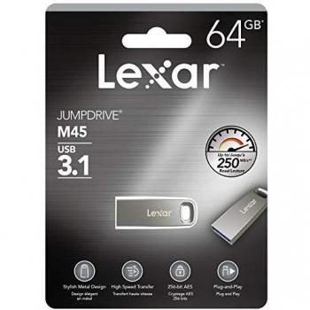 Memoria USB Lexar JumpDrive M45 64GB Silver