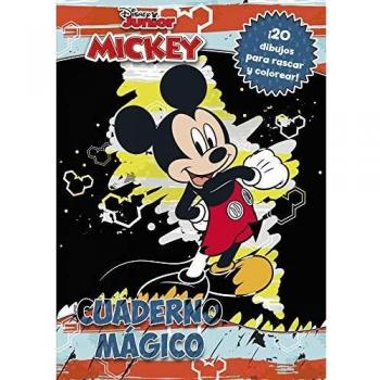 Mickey. Cuaderno mágico: 20 dibujos para rascar y colorear